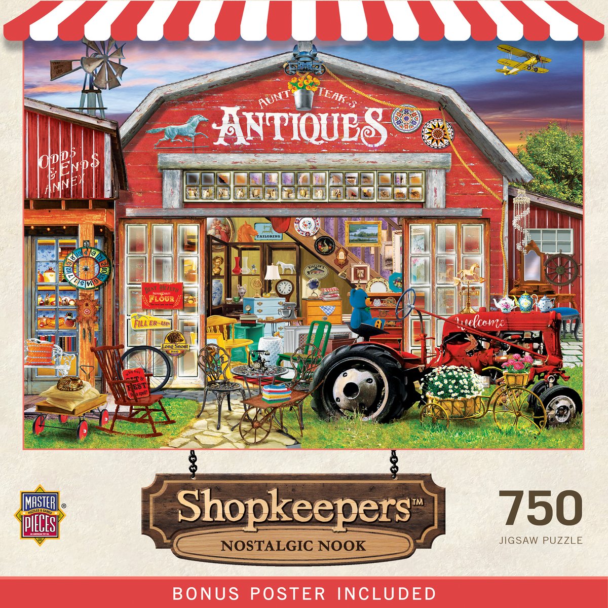 Have you heard? Two new shops have just opened up and are ready for business! 🤩 
👉 Enjoy our new additions to the 'Shopkeepers' collections with 🧩 Enchanted Curios and 🧩 Nostalgic Nook 
🛒 Browse the entire Shopkeepers collection on masterpiecesinc.com and enjoy a limited