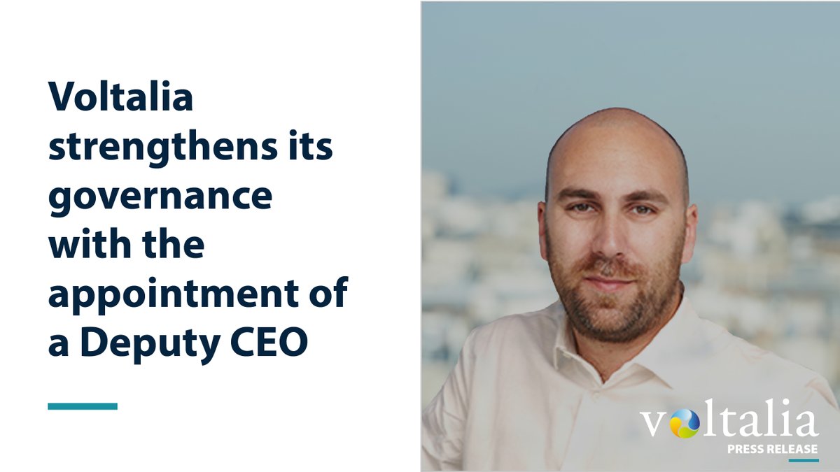 Voltalia strengthens its governance with the appointment of a Deputy CEO

🇬🇧 PRESS RELEASE | bit.ly/4iExb7W
🇫🇷 COMMUNIQUÉ DE PRESSE | bit.ly/4ig2d6j
