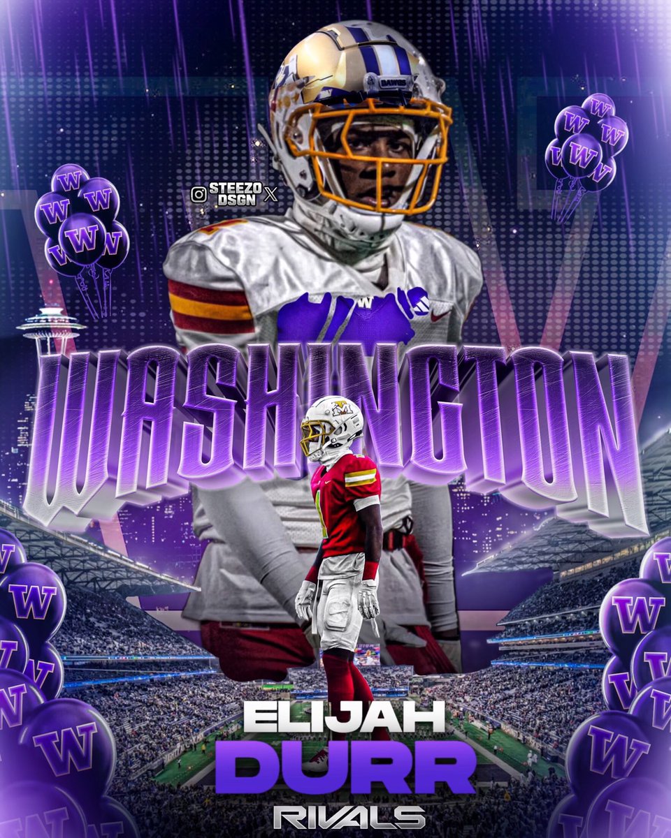 Elijah Durr (@e1ijah_durr) on Twitter photo The recruiting process has been an amazing experience, I’ve met brilliant coaches during this process. But at the end of the day you can only choose one school. 100% COMMITTED! #GODAWGS🐺☔️ <a href="/CoachJRich/">John Richardson</a> <a href="/CoachJeddFisch/">Jedd Fisch</a> The recruiting process has been an amazing experience, I’ve met brilliant coaches during this process. But at the end of the day you can only choose one school. 100% COMMITTED! #GODAWGS🐺☔️ <a href="/CoachJRich/">John Richardson</a> <a href="/CoachJeddFisch/">Jedd Fisch</a>