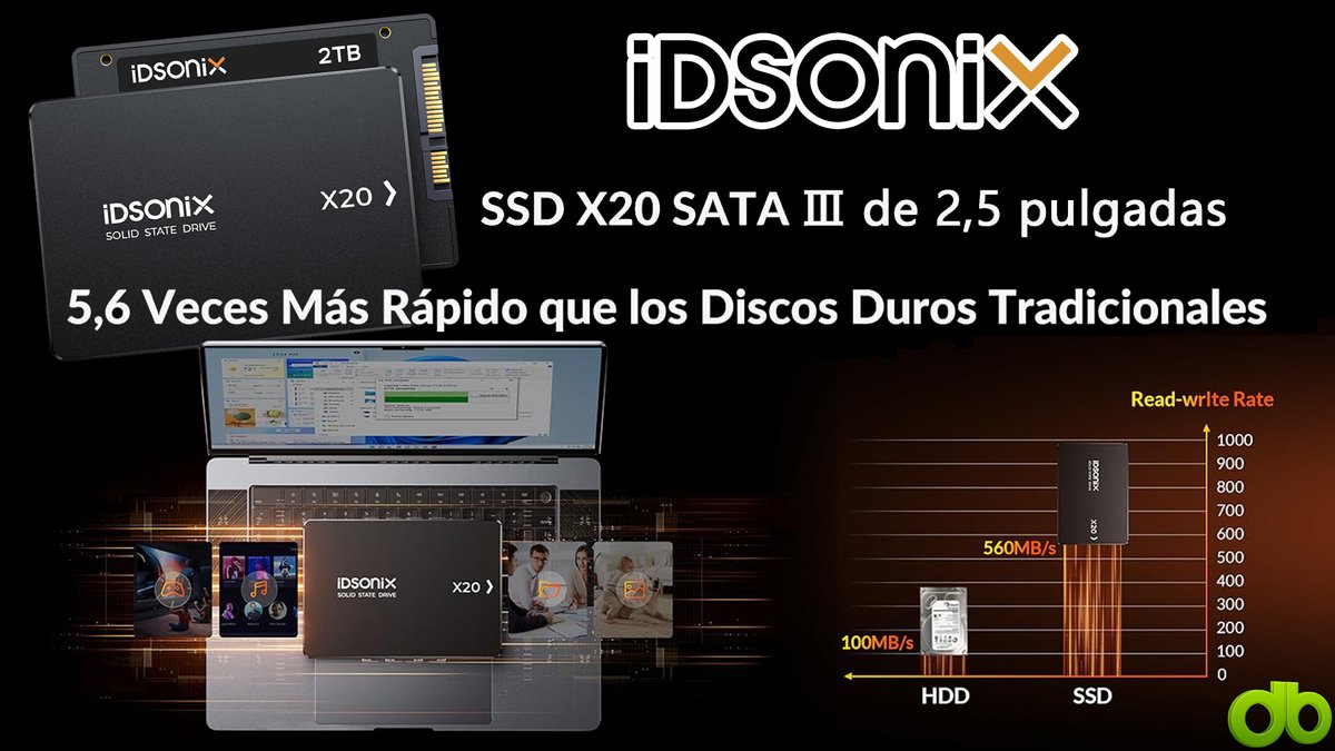 IDsonix SSD 2TB Unboxing, Review y Test, Gama alta a muy buen precio 256GB a 4TB para PC Sobremesa, Portátil o PS4 youtube.com/watch?v=A3GdF_…