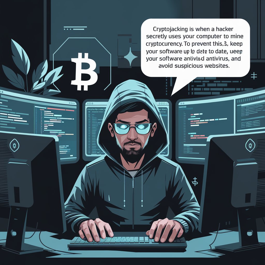 RajputSatoshi's tweet photo. https://t.co/ztNB9q39g0

#Cryptojacking #CyberSecurity #TechTips #ProtectYourself #Cryptocurrency #ViralVideo #Shorts #Viral #TechShorts #StaySafeOnline #ElonMusk #RohitSharma𓃵 https://t.co/3h8p5nqU5e
