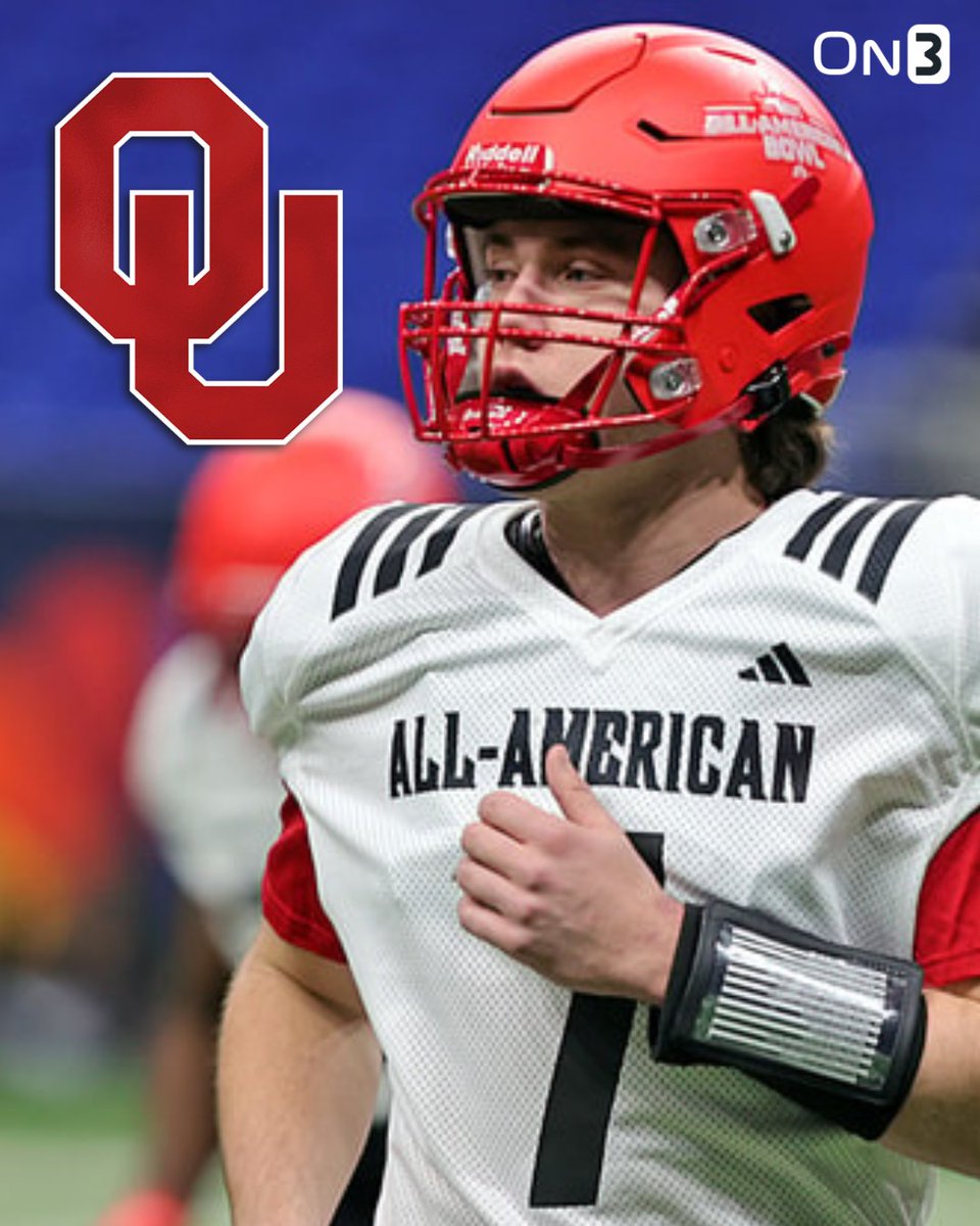 On3 Recruits (@on3recruits) on Twitter photo Coveted 4-star QB Bowe Bentley got a behind-the-scenes look at Oklahoma this weekend and came away feeling good about the Sooners, per <a href="/ChadSimmons_/">ChadSimmons</a>👀
“One of the biggest takeaways from this visit was how much of a priority I am to them."
Read: on3.com/news/elite-qb-… Coveted 4-star QB Bowe Bentley got a behind-the-scenes look at Oklahoma this weekend and came away feeling good about the Sooners, per <a href="/ChadSimmons_/">ChadSimmons</a>👀
“One of the biggest takeaways from this visit was how much of a priority I am to them."
Read: on3.com/news/elite-qb-…