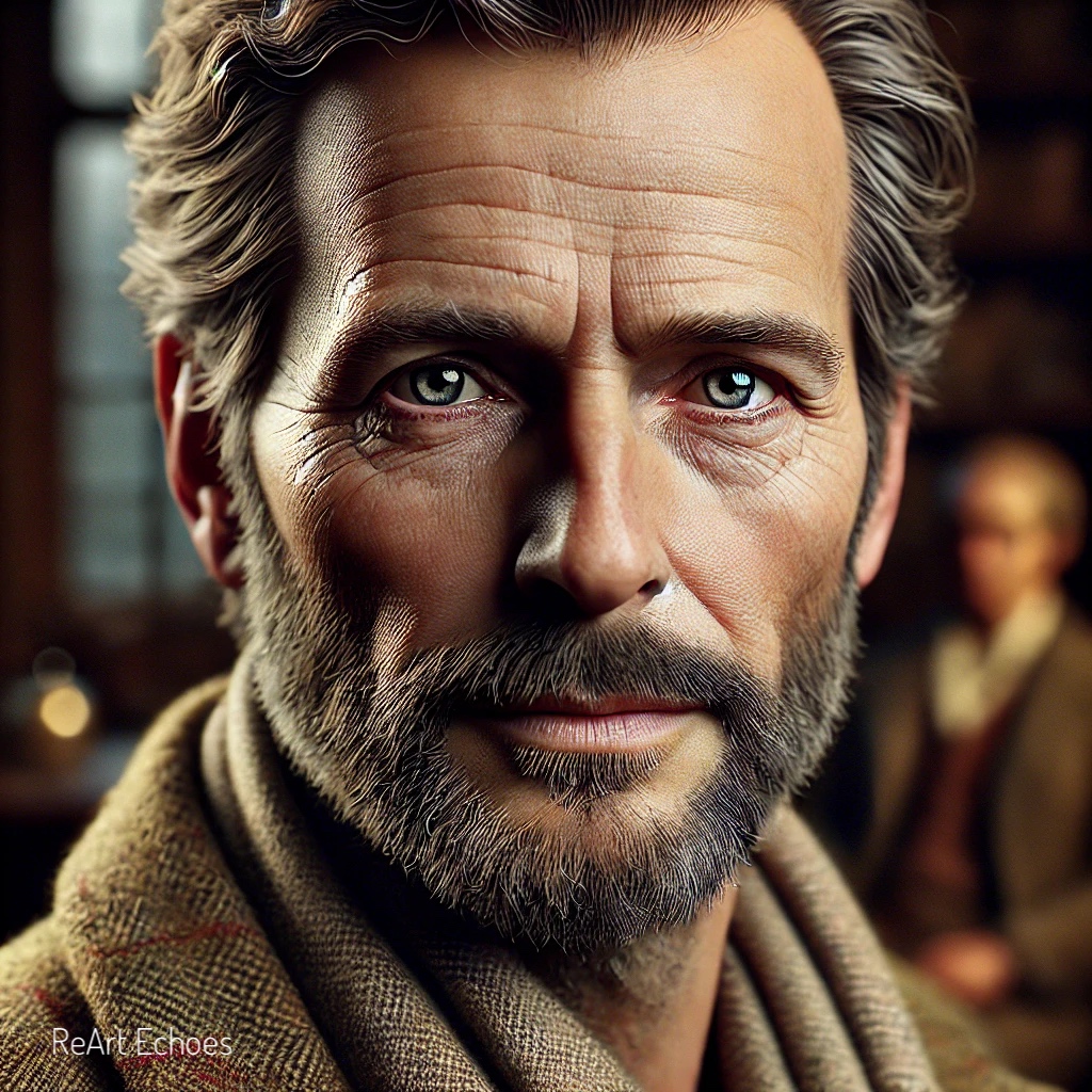 reart_echoes's tweet image. 📜 Alistair Sinclair – A Mind Etched by Time 📜
His gaze holds the weight of history, his silence speaks of knowledge earned. A man of thought, of wisdom, of resilience. Every line on his face is an echo of a story lived. 🌿📖
#Wisdom #TimelessStrength