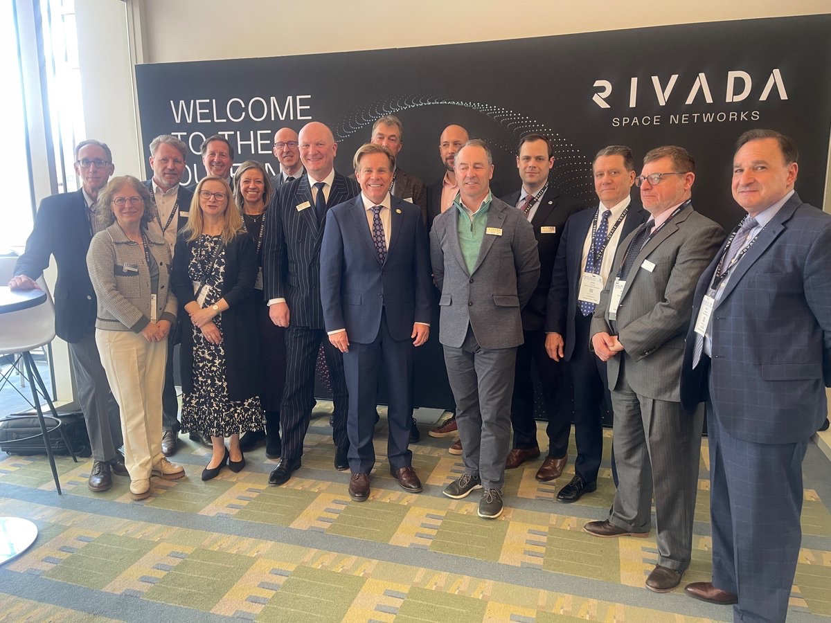 Declan Ganley (@declanganley) on Twitter photo Great to have Congressman <a href="/MikeHaridopolos/">Mike Haridopolos</a>, Chairman of the House Subcommittee on Space and Aeronautics, visit with our @RivadaSpace team at the Rivada suite at #Satellite2025 #SatShow. The subcommittee is tasked with overseeing America’s space policy and programs. Great to have Congressman <a href="/MikeHaridopolos/">Mike Haridopolos</a>, Chairman of the House Subcommittee on Space and Aeronautics, visit with our @RivadaSpace team at the Rivada suite at #Satellite2025 #SatShow. The subcommittee is tasked with overseeing America’s space policy and programs.