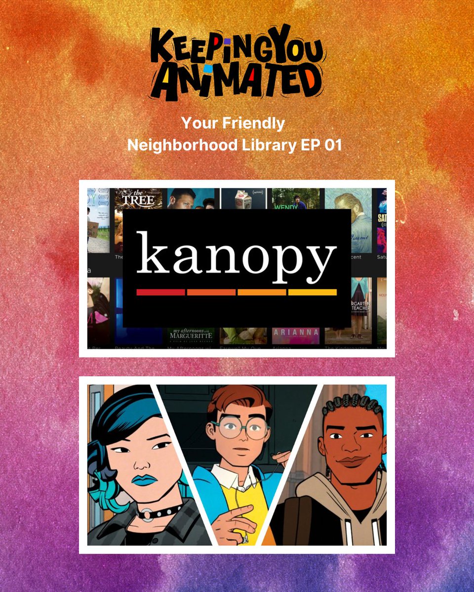 keepingyouanim's tweet photo. NEW  EPISODE DROP! Get that hour back you lost with Daylight Savings and listen to the latest Keeping You Animated Episode!

https://t.co/7kSYlFcBTL

Episode 1 - Your Friendly Neighborhood Library https://t.co/9QnHf9qO3X