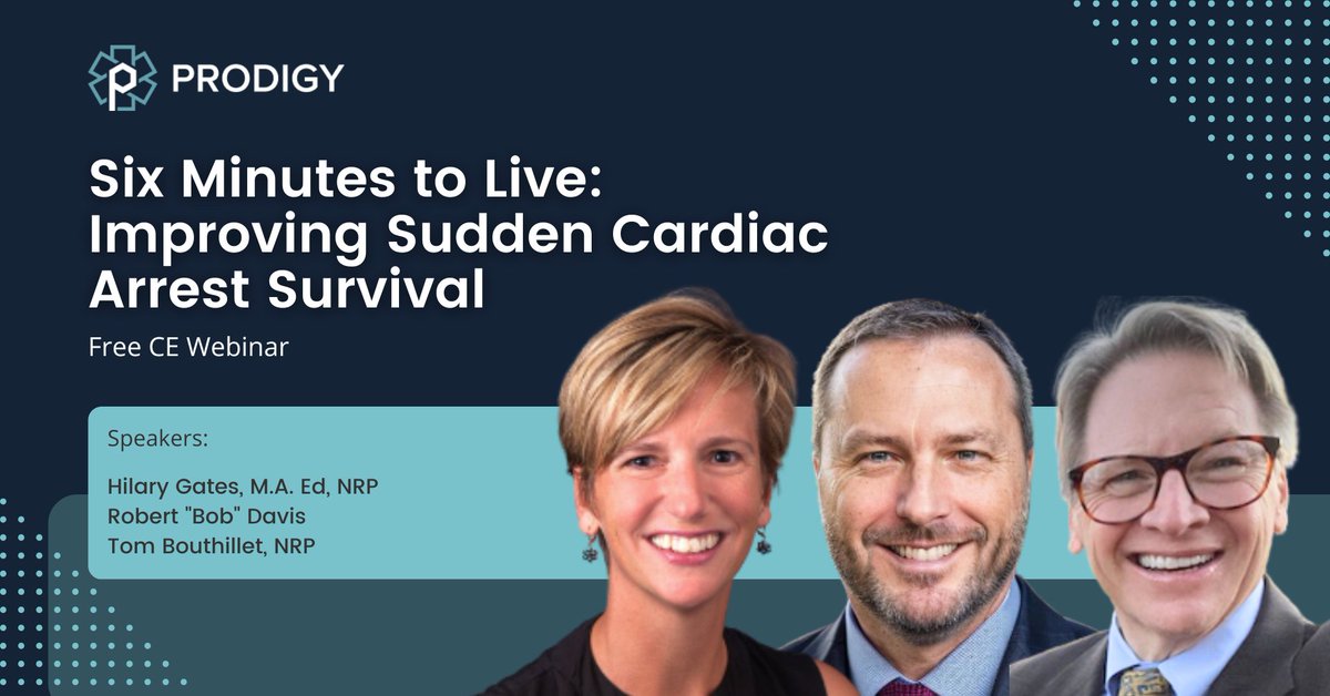 Prodigy EMS (@prodigyems) on Twitter photo Too many lives are lost to sudden cardiac arrest—but it doesn’t have to be this way.
Join us for the premiere of Six Minutes to Live, a powerful documentary on survival, emergency care, and the fight to save lives.
📅 3/18 - 1pm ET | Free CE
Register: shorturl.at/ZVXEv Too many lives are lost to sudden cardiac arrest—but it doesn’t have to be this way.
Join us for the premiere of Six Minutes to Live, a powerful documentary on survival, emergency care, and the fight to save lives.
📅 3/18 - 1pm ET | Free CE
Register: shorturl.at/ZVXEv