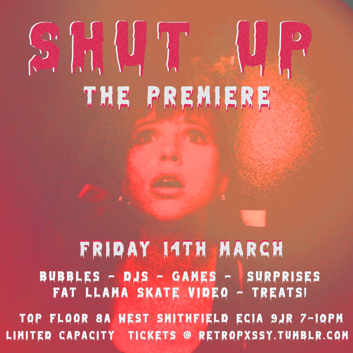 retropxssy (@retropxssy) on Twitter photo Come celebrate my new video with a screening + fun this Friday eventbrite.co.uk/e/shut-up-the-… Come celebrate my new video with a screening + fun this Friday eventbrite.co.uk/e/shut-up-the-…