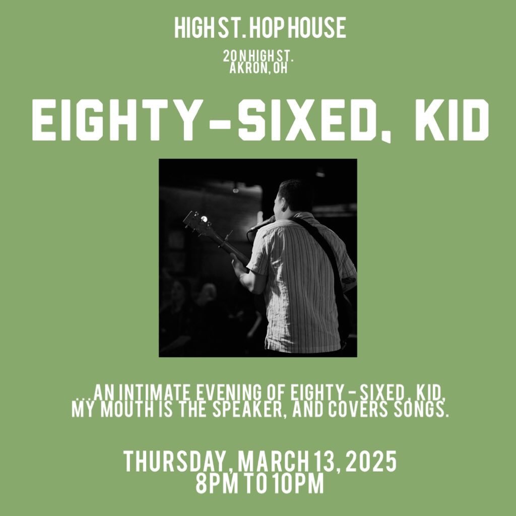 this thursday from 8 to 10 at High St. Hop House. let’s get it in.