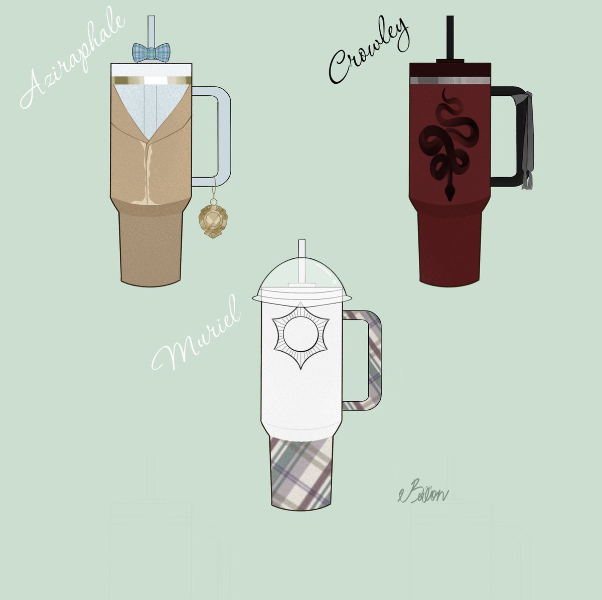 お絵描きのお供にこんな感じのタンブラー欲しい🫖