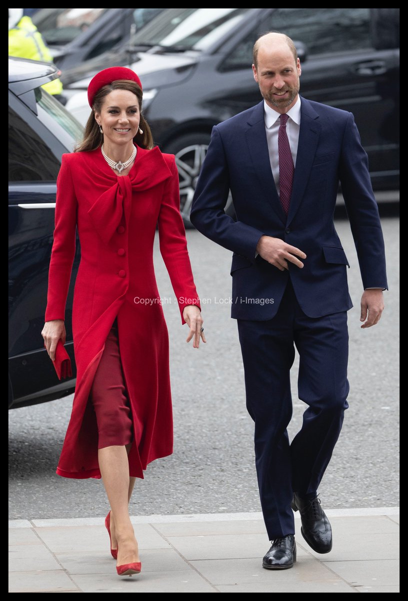 The Prince and Princess of Wales at the Commonwealth Day service  at Westminster Abbey in London .Pictures by Stephen Lock  #Royals #KateMiddleton #kate #PrinceWilliam #CommonwealthDay #Commonwealth