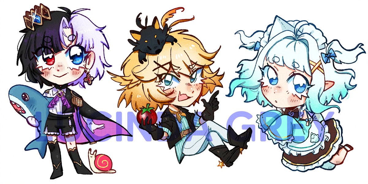 New charm designs 💜💛💚 

#inkpaintrose #DokiGallery #Fantography