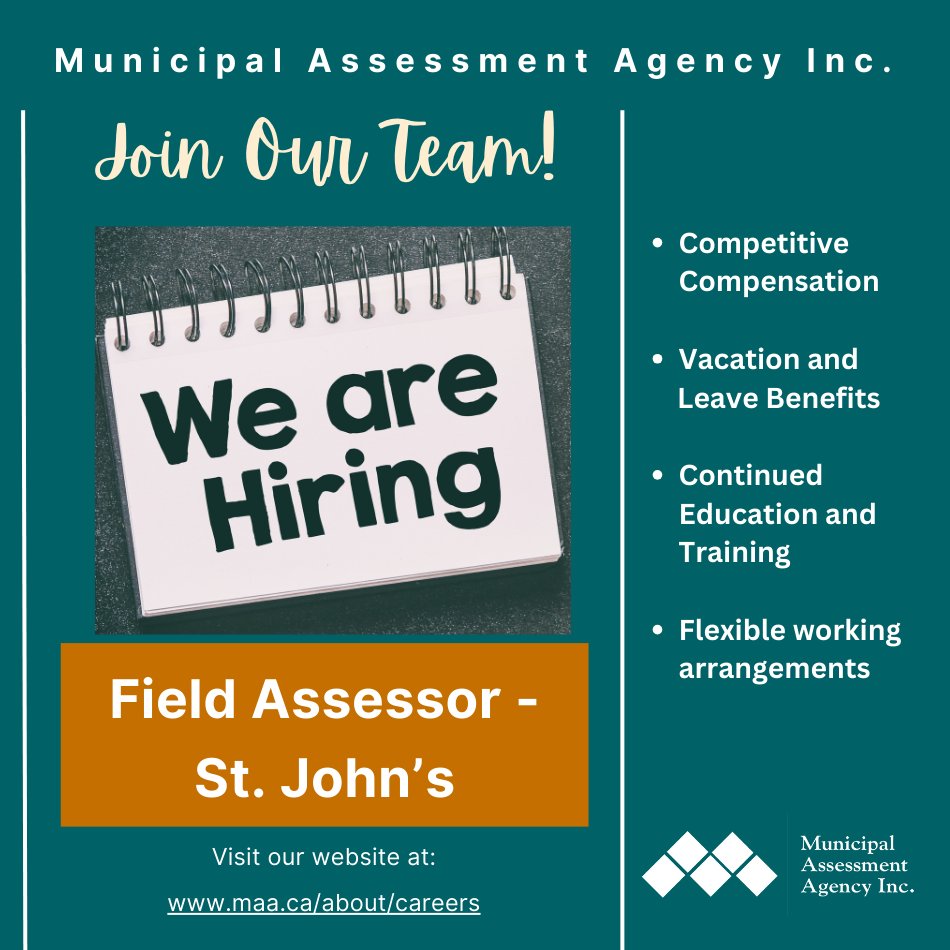 Municipal Assessment Agency (NL) tweet media