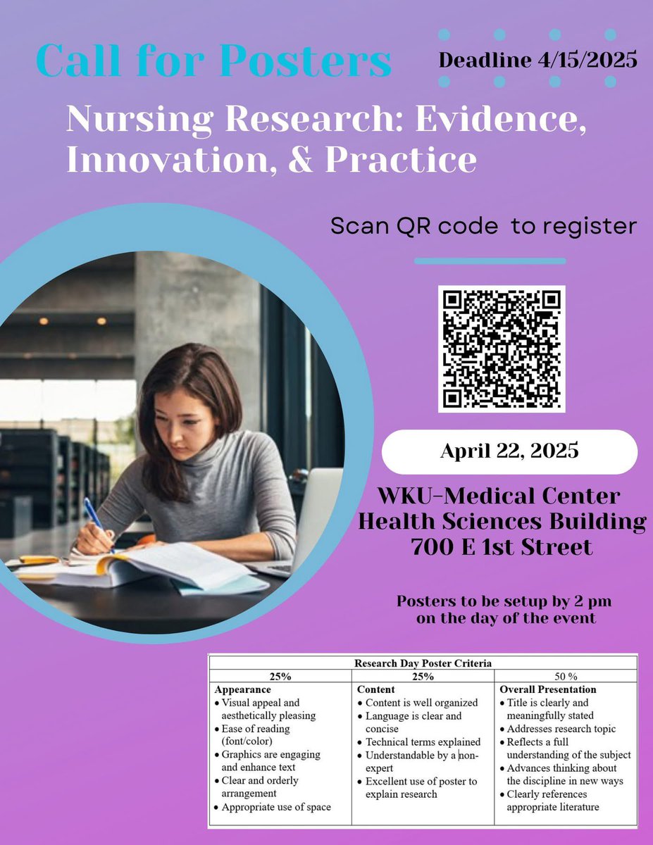 Join us for our annual research event on April 22, 2025 and consider presenting a poster!