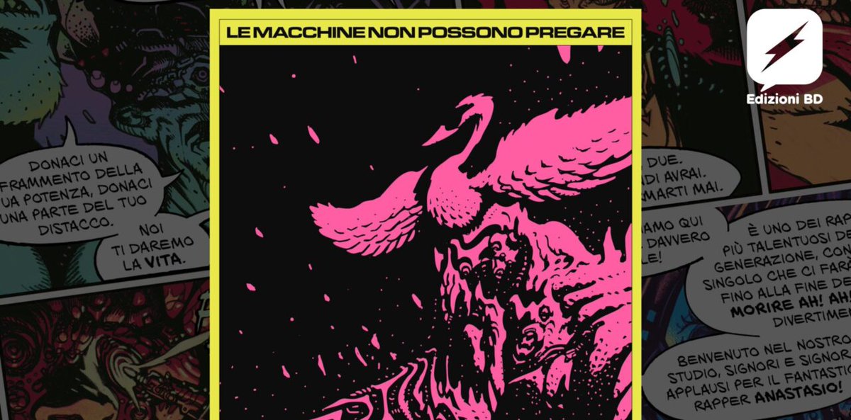 Le Macchine Non Possono Pregare - La graphic novel di Anastasio è in arrivo |  meganerd.it/le-macchine-no…