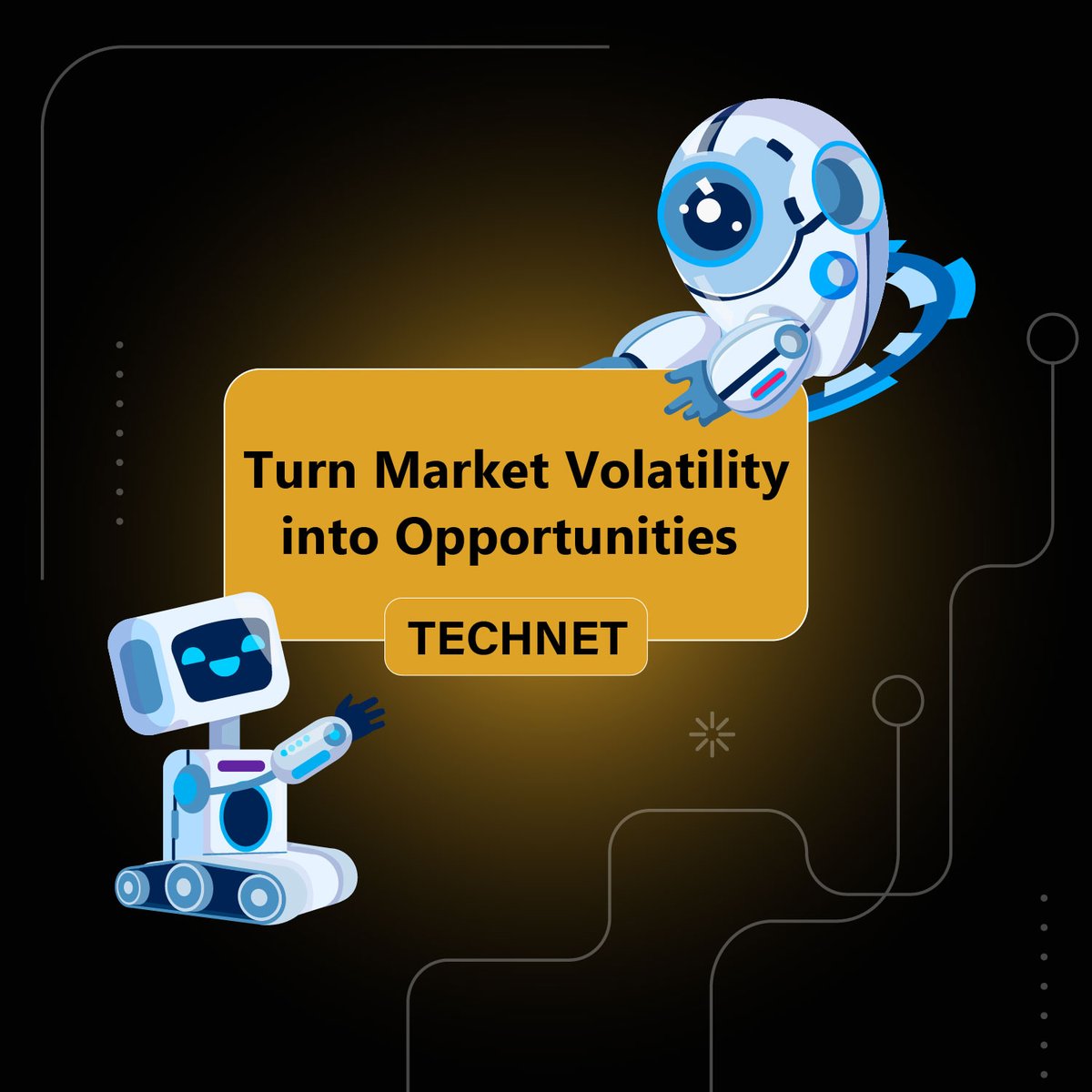 technetbot's tweet image. 🤖 TechNet: The AI trading bot that profits FOR you! 📈

🚀 Turn market volatility into your advantage! 💪

💰  Earn 6% returns on your monthly profits! 🤑

🌐 Learn more: technet.bot 

$Teck #Tecknet #AI #AICrypto #TechNet #AITrading #MarketVolatility #PassiveIncome