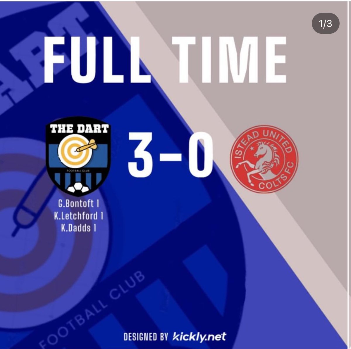 The Winning form continues at the Swan Siro with a comfortable 3-0 win to reverse the defeat at the start of the season now unbeaten at home for the league season with only a few aways left to play 
#UPTHEDARTS