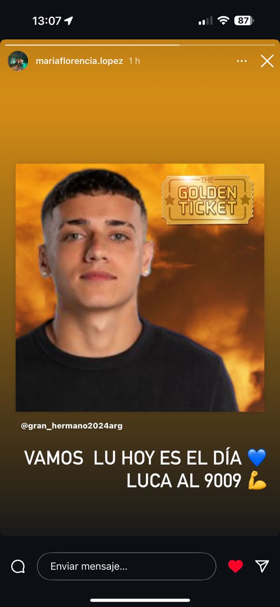 ES HOY !! MÁS QUE NUNCA NO DEJEMOS DE VOTAR LUCA AL 9009 ‼️

Y QUE EL PIBE DE 18 AÑOS HAGA HISTORIA 💪 #GranHermano