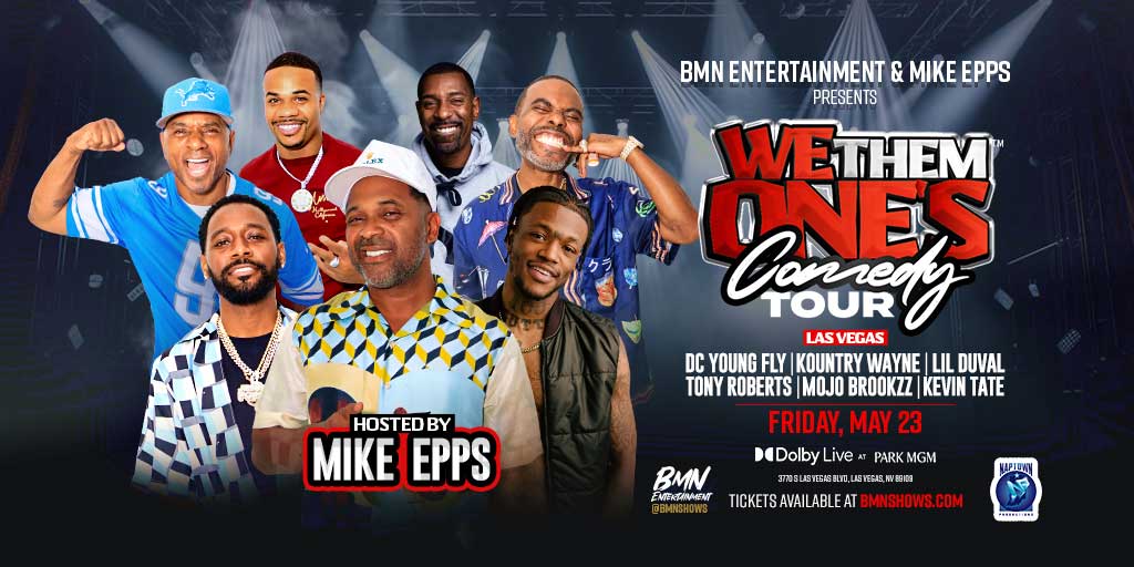 We Them One's Comedy Tour is hitting Dolby Live on Friday, May 23—Get your funny fix with @therealmikeepps 🔥 
Tickets on sale Friday, March 14 at 10 AM: mgm.parkmgm.com/jp0auwhk
