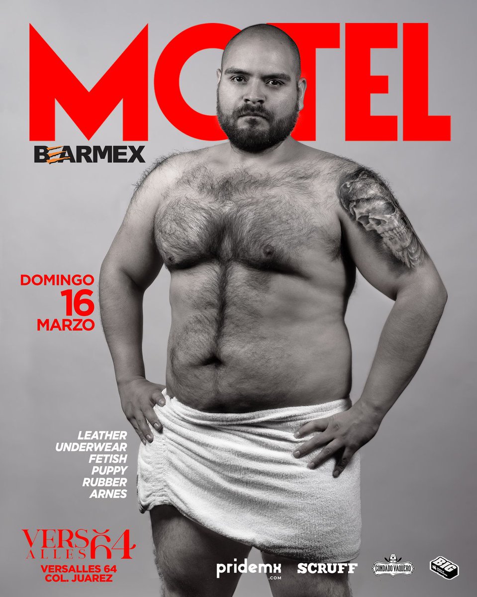 Ⓜ️OTEL
La Fiesta Leather-Fetish by BEARMEX 

⚠️Preventa $350* limitado 
PrideMx Tickets y con nuestro Equipo de Rps 

⬆️Link para Preventa en nuestra biografía, arriba ⬆️ 

🔺DRESS CODE: Menos Es+
*Leather*Fetish*Arnés 
*Gear
*Rubber*Uniforme*Puppy*Drag *Underwear*Putishort*Kilt