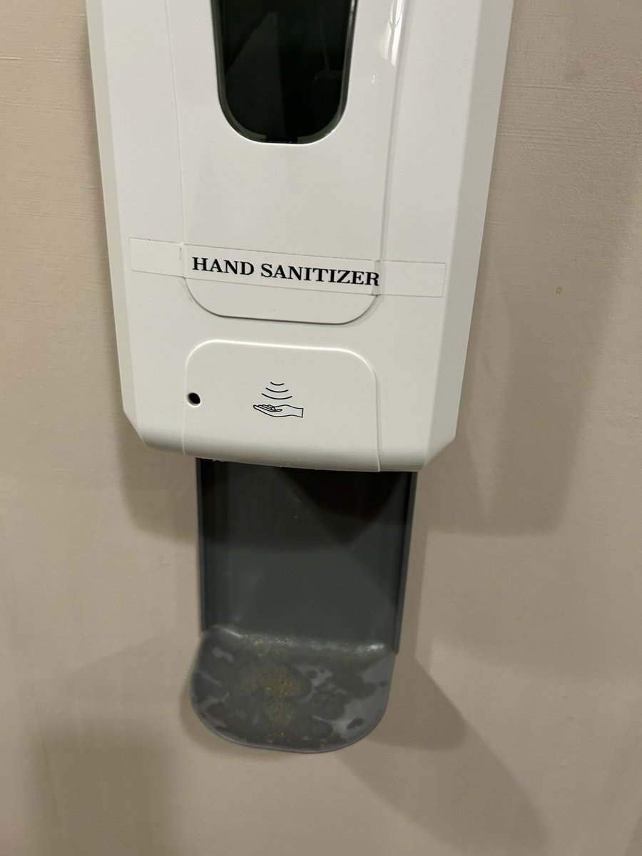 DrRetweets's tweet image. The disgusting microbial reality of hand sanitizer dispensers that you do not clean regularly..😷This was also true with the hand dryers that blow microbes 🦠 around when your hands aren’t cleaned thoroughly. #CovidProtocols👎🏽
