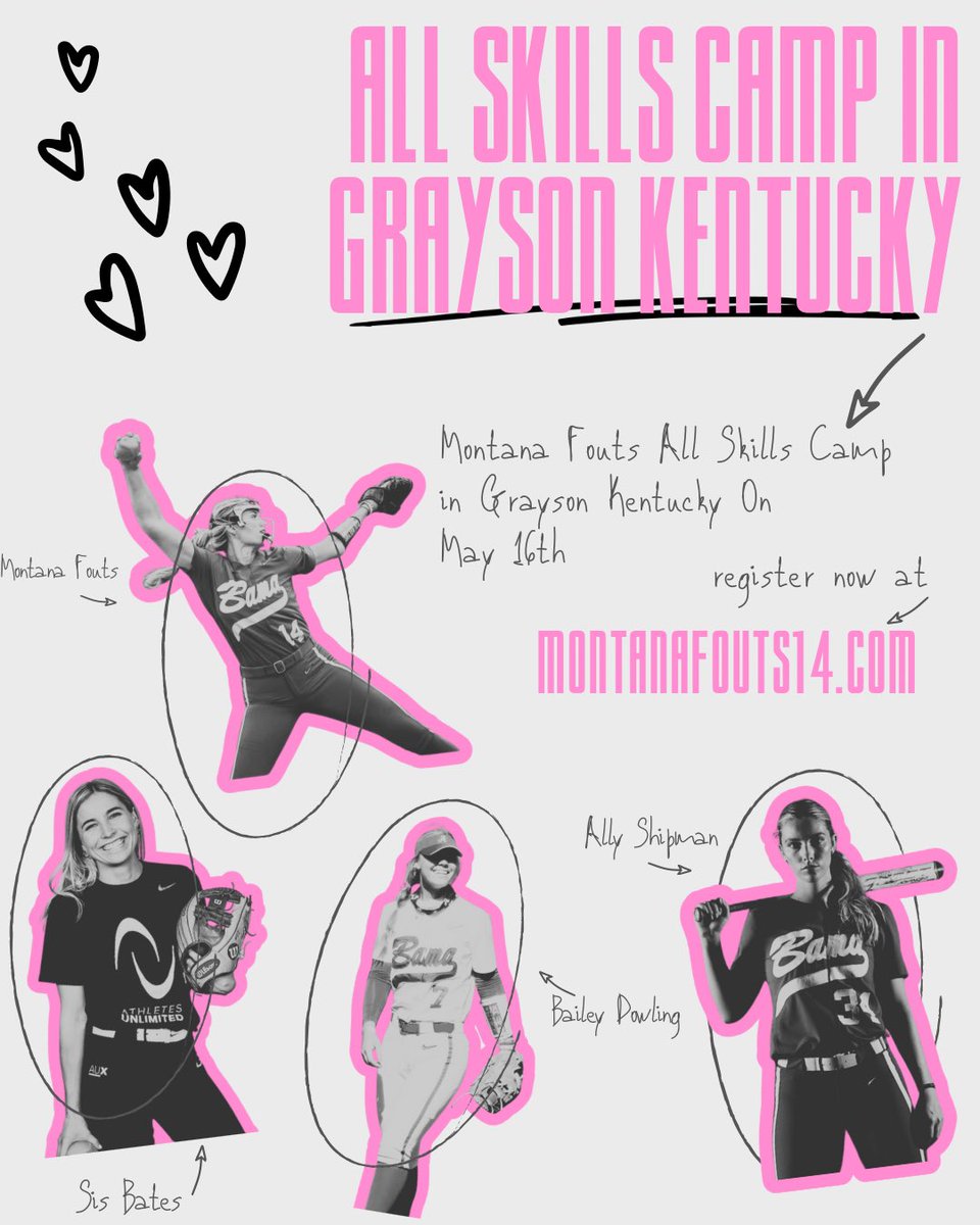 GRAYSON KENTUCKY

I will be having an All Skills camp in Grayson Kentucky on May 16th and then hosting a Montana Fouts Tournament on May 17th and 18th.

Register soon because time is running out! You can register at montanafouts14.com