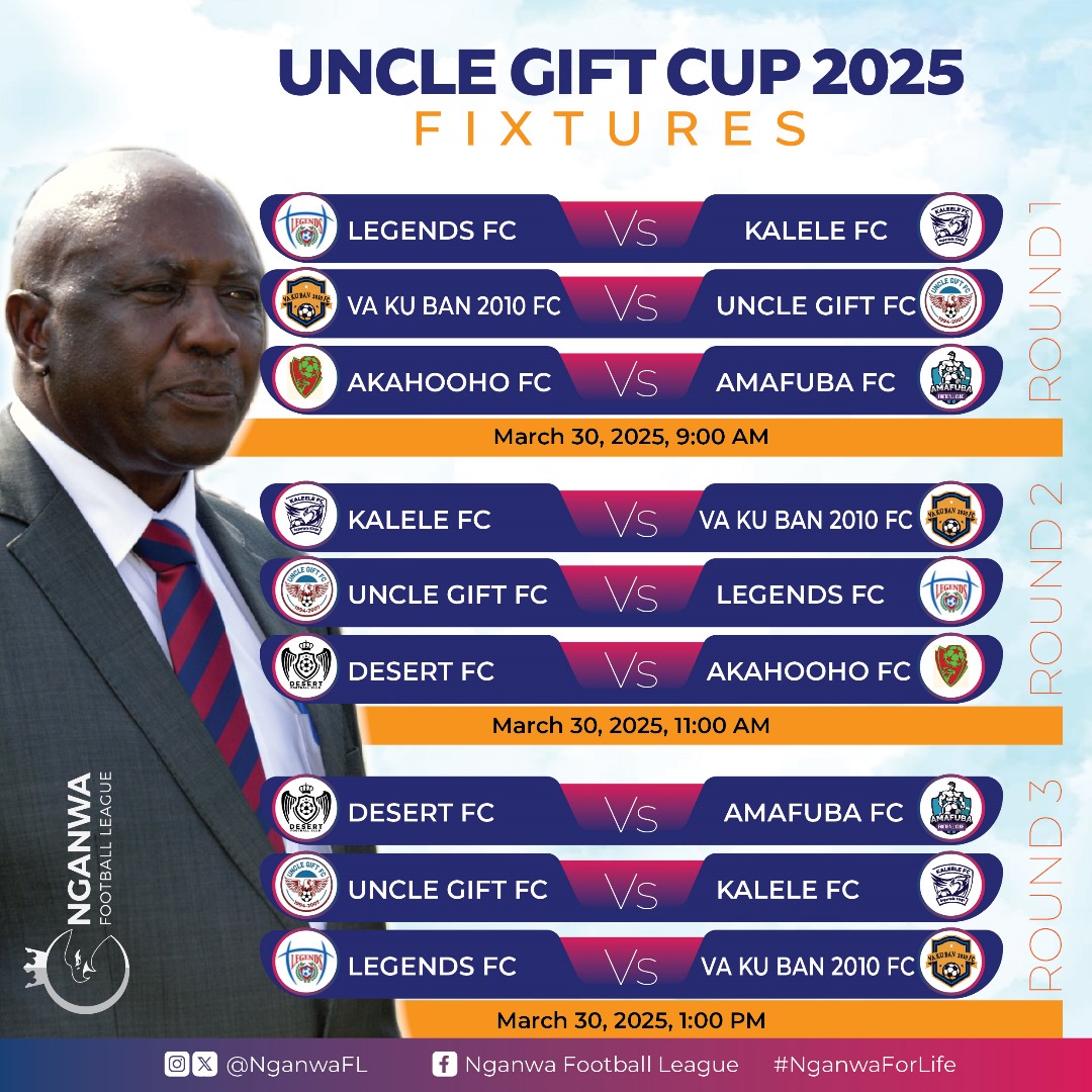 "THE BATTLE FOR SUPREMACY"
Unleash the excitement because UNCLE GIFT Cup takes center stage on 30th march 2025..