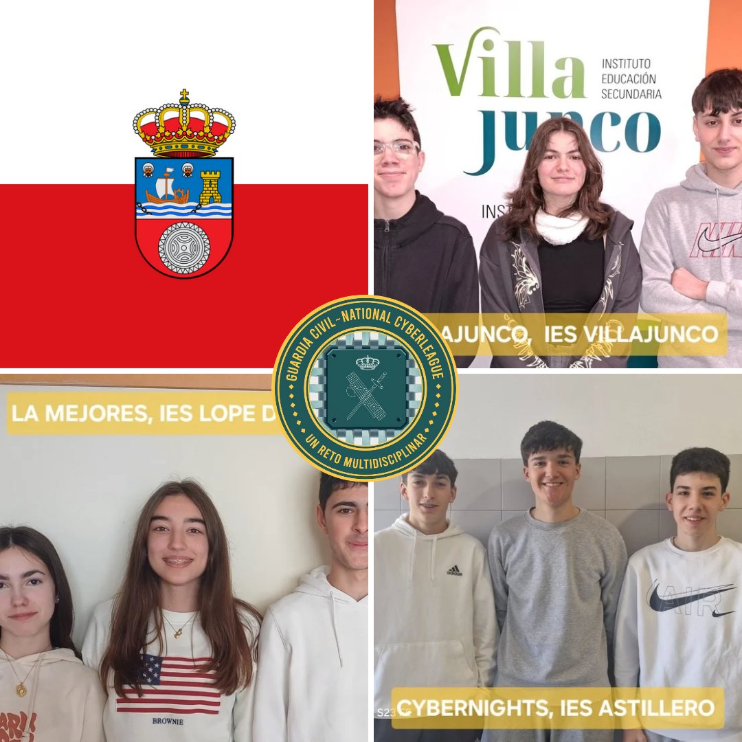 2️⃣6️⃣1️⃣ equipos de #Cantabria disputaron los retos de la cibercompetición y 3 pasan a la final:
1º VILLAJUNCO, IES Villajunco, Santander
2° L@S MEJORES, IES Lope de Vega, Santa María de Cayón
3º CYBERNIGHTS, IES El Astillero, Astillero
#VINationalCyberLeagueGC
#PreamateurCantabria