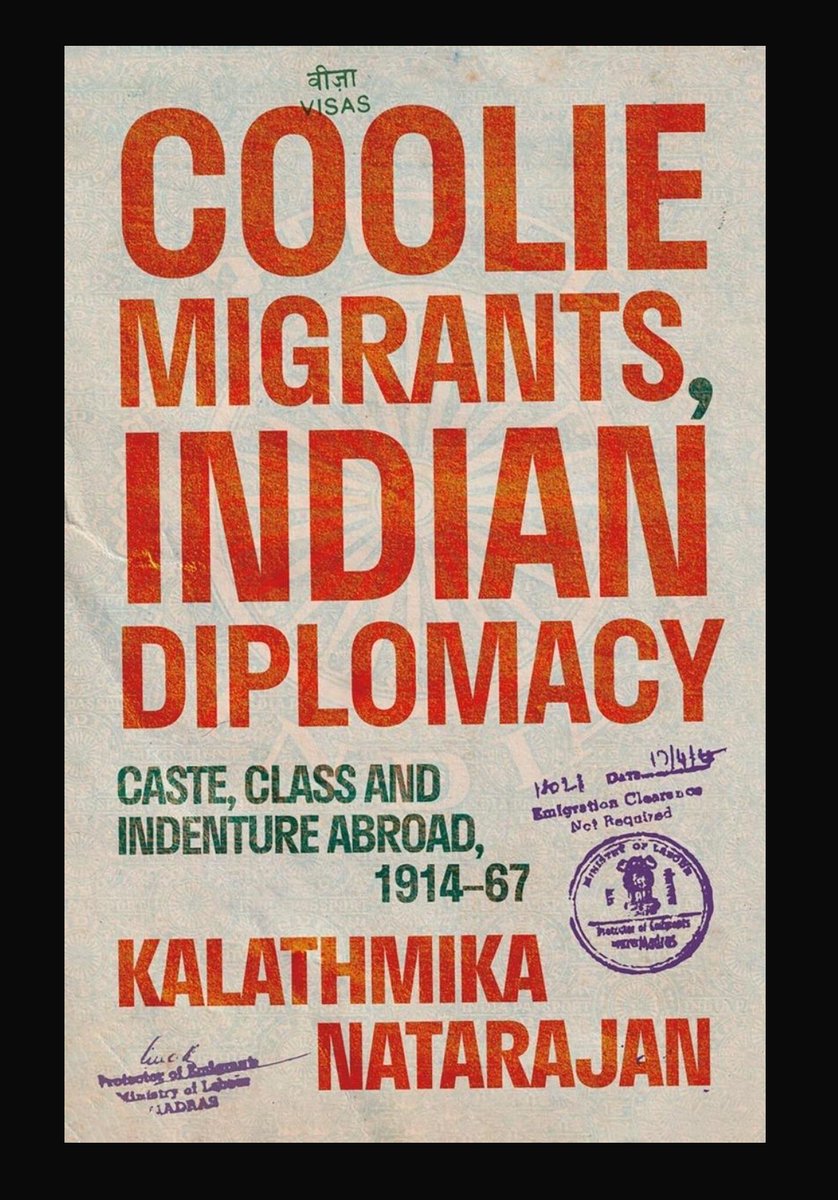 Kalathmika Natarajan (@kalathmikan) on Twitter photo Nearly a decade on from beginning the PhD, we have a book cover!
Out later this year - my book exploring caste, migration and indenture as foundational to Indian diplomacy. <a href="/HurstPublishers/">Hurst Publishers</a>
hurstpublishers.com/book/coolie-mi… Nearly a decade on from beginning the PhD, we have a book cover!
Out later this year - my book exploring caste, migration and indenture as foundational to Indian diplomacy. <a href="/HurstPublishers/">Hurst Publishers</a>
hurstpublishers.com/book/coolie-mi…