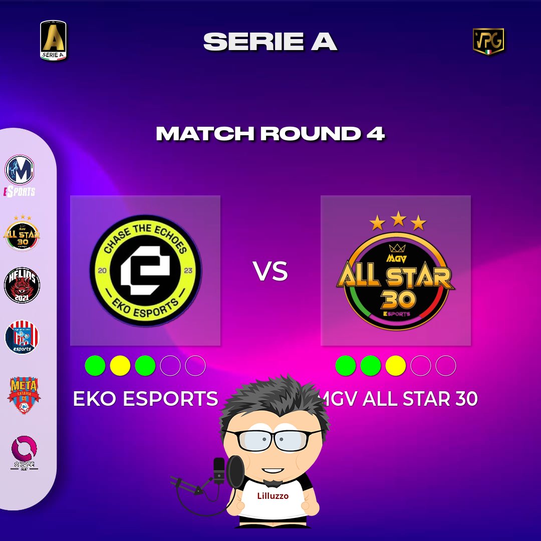 VPG Italy ๐ฎ๐น (@vpgitaly) on Twitter photo #vpgflash
๐บ Match 22.40 Serie A
twitch.tv/lilluzzo33
๐๏ธ
Incominciamo con il botto
Big match stasera
<a href="/ekoesportsgg/">EKO Esports</a> vs <a href="/MGV_ALL_STAR_30/">MGV ALL STAR</a>
serata con tanti goal
Non perdetela #vpgflash
๐บ Match 22.40 Serie A
twitch.tv/lilluzzo33
๐๏ธ
Incominciamo con il botto
Big match stasera
<a href="/ekoesportsgg/">EKO Esports</a> vs <a href="/MGV_ALL_STAR_30/">MGV ALL STAR</a>
serata con tanti goal
Non perdetela