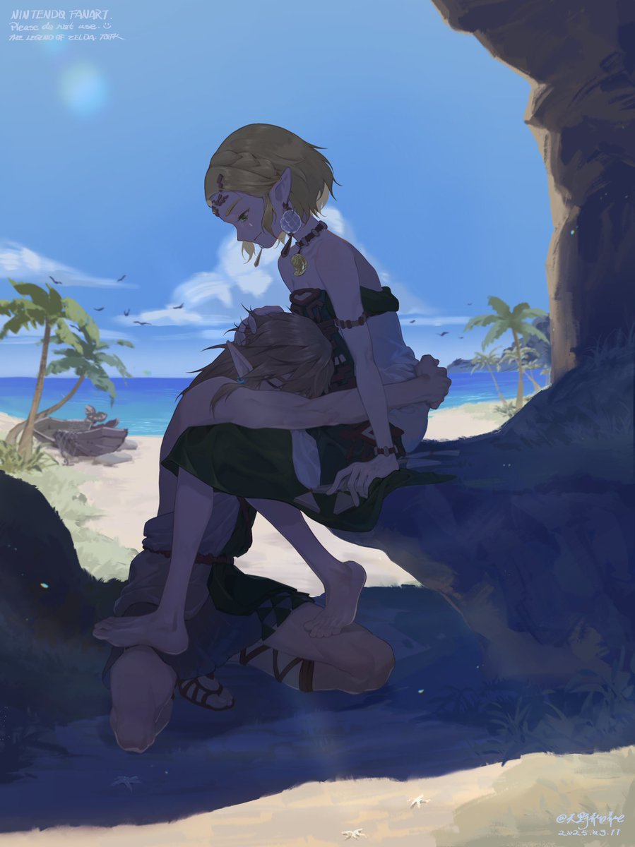 「I'm here.」
#Zelink #TOTK 
#ゼルダの伝説 #リンゼル