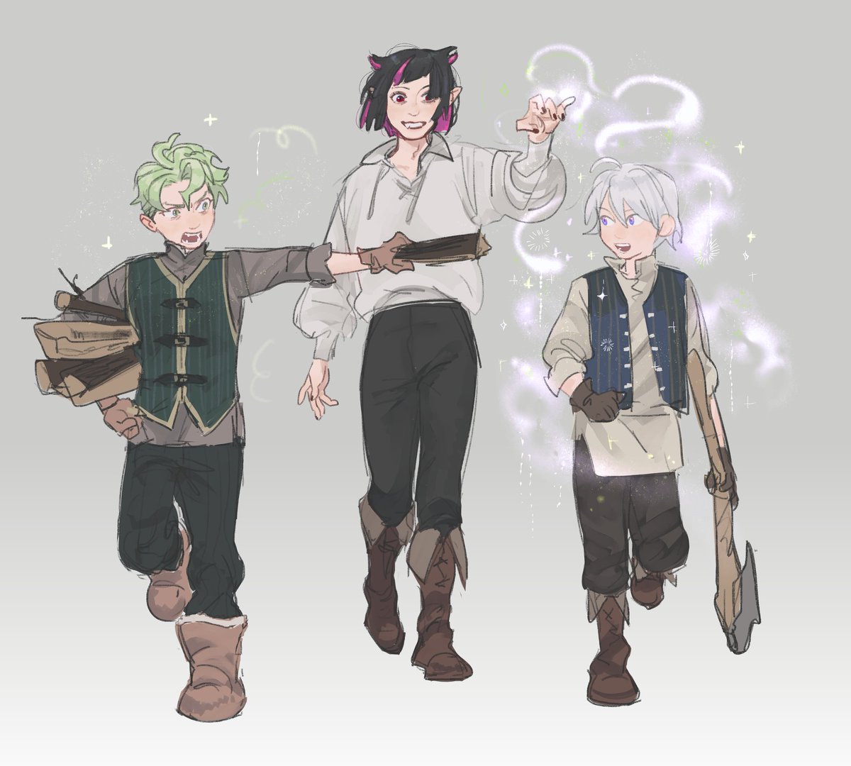 (old drawing) 🐊🦇⚔️