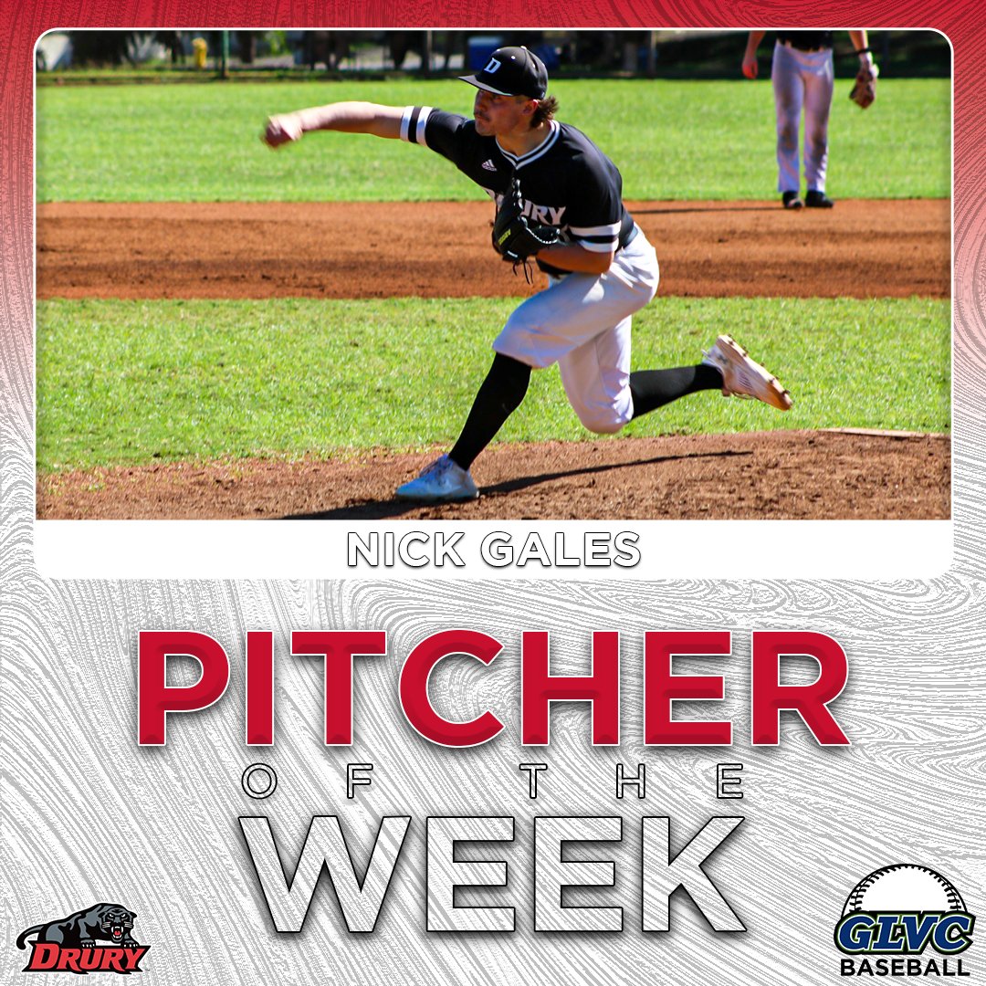 ⚾️ #GLVCbase 𝙒𝙀𝙀𝙆𝙇𝙔 𝘼𝙒𝘼𝙍𝘿𝙎

𝘗𝘓𝘈𝘠𝘌𝘙: Lane Snow, <a href="/sbubearcats/">SBU Bearcat Athletics</a> 
𝘗𝘐𝘛𝘊𝘏𝘌𝘙: Nick Gales, <a href="/drurypanthers/">Drury Panthers</a> 

🔗 GLVCsports.com/POTWbase