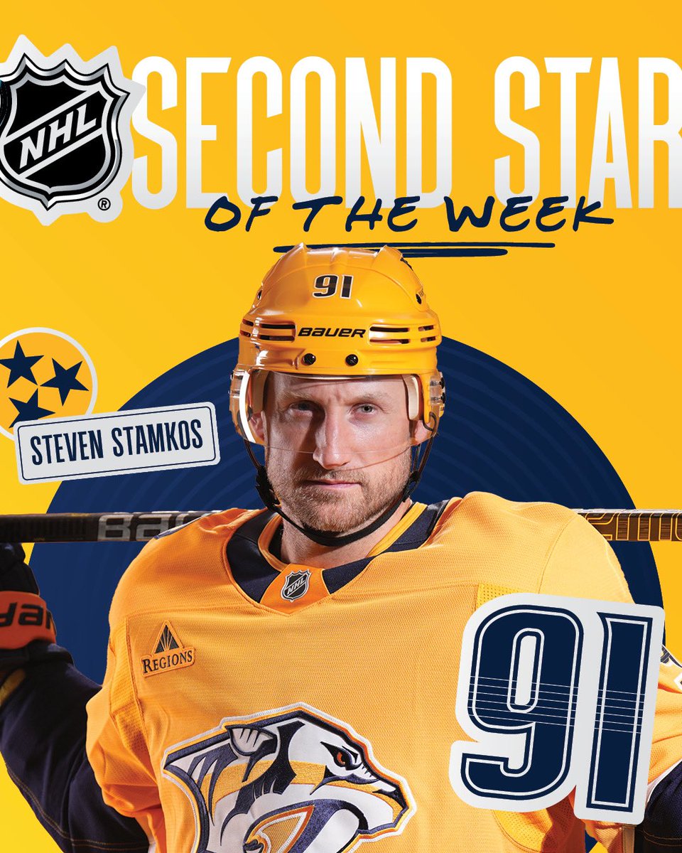 It’s STARmertime 🤩

Steven Stamkos is your <a href="/NHL/">NHL</a> Second Star of the Week!