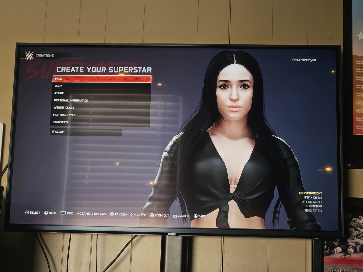 PatAnthonyMD's tweet photo. Ok yeah I fuckin nailed this. #Poppy #NegativeSpaces #WWE2K25 https://t.co/MjfmRzRxEo