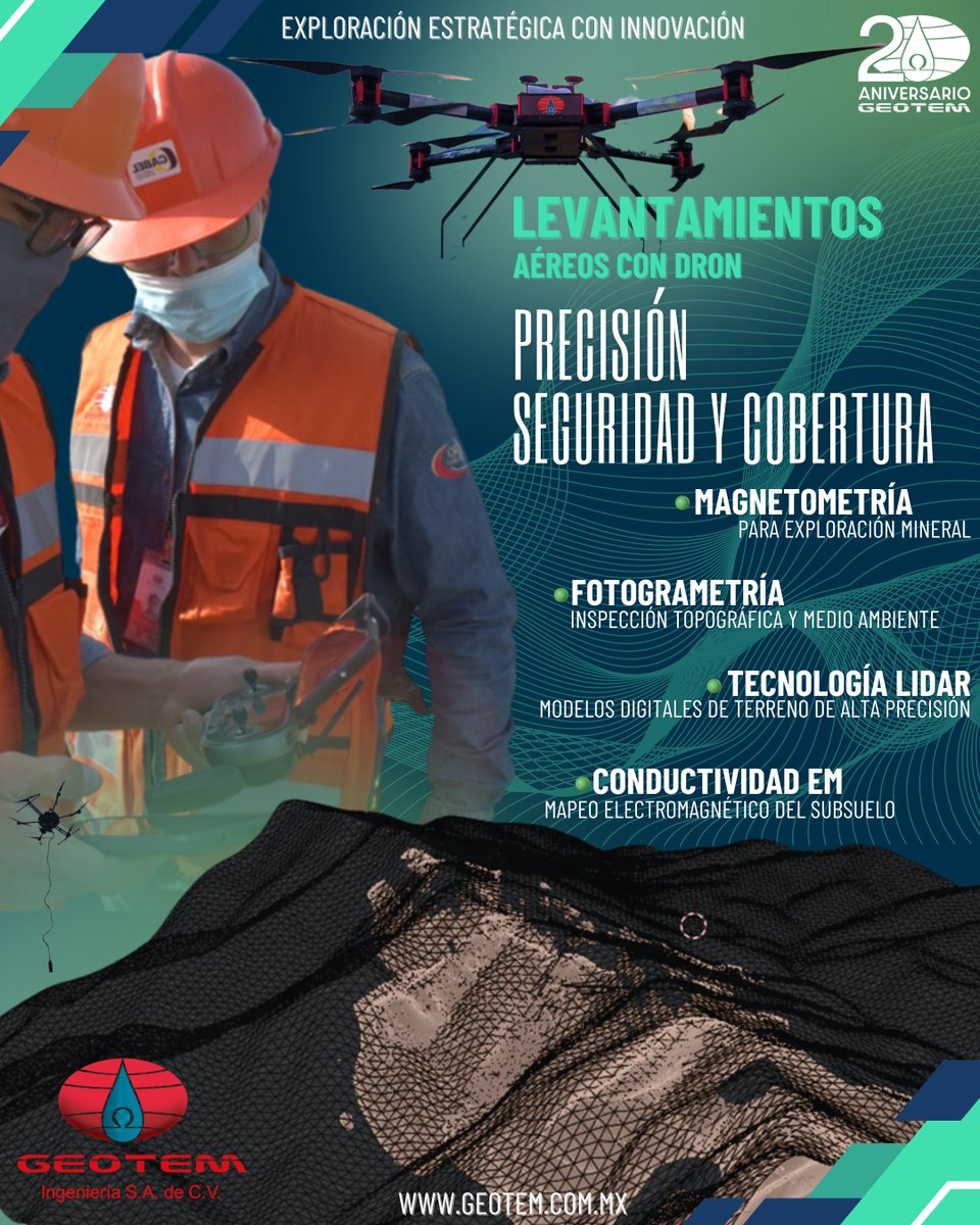 ¿ Que hay de nuestro equipo de Drones? 😄

Contamos con pilotos certificados bajo la Norma Oficial Mexicana (SCT3-2019), acumulando más de 100 horas de vuelo en diversos proyectos a lo largo de 10 estados del país.