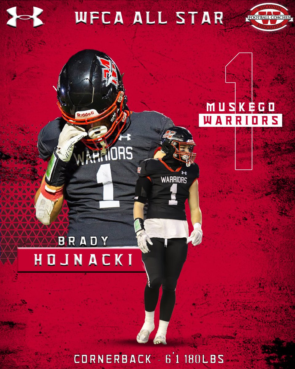 1WarriorMHS's tweet photo. Congratulations to Brady Hojnacki and James Brunner for being selected for the 2025 WFCA All Star Game!! They will be playing July 19th at Titan Stadium!!

#mhs #warriornation #wisconsin #Warriorpride #1warrior @MHSBavlnka
@MNSDIrvine @MHSTheme @MuskegoNorwaySc https://t.co/a0OiWbghu8