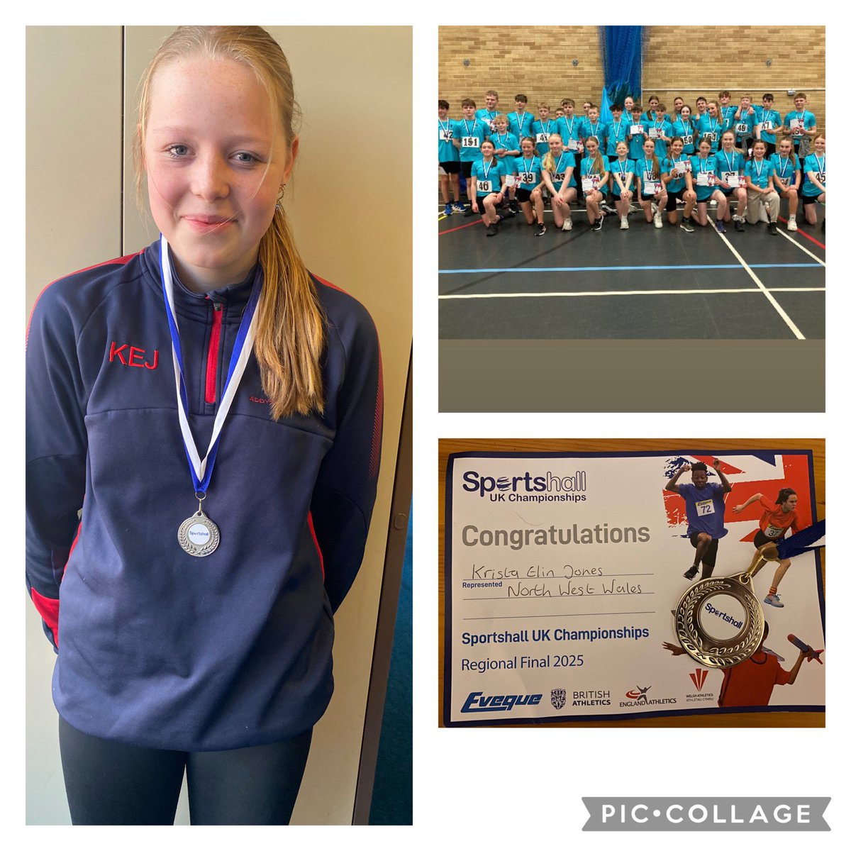 Llongyfarchiadau i Krista Jones oedd yn rhan o dîm Athletau dan do Gogledd Gorllewin Cymru yng Nghaerdydd dros y penwythnos.Llwyddodd y tîm i orffen yn 2ail.🏃‍♀️👍
