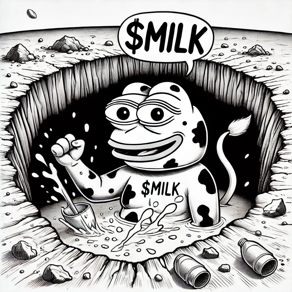 No matter how deep the hole gets, you can always fill it with $milk
