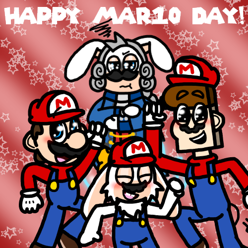 GlitchyDaFlower's tweet photo. Happy Mar10 Day! ✨
#supermariobros #supermario #mario #mariorabbids #mariorabbidskingdombattle #mariorabbidssparksofhope #rabbidmario #phantomofthebwahpera #tomphan #fnf #fridaynightfunkin #mariosmadness #mariomadness #mrsys #mar10day #mar10 #mar10day2025 https://t.co/Ma2FOf9tJ4