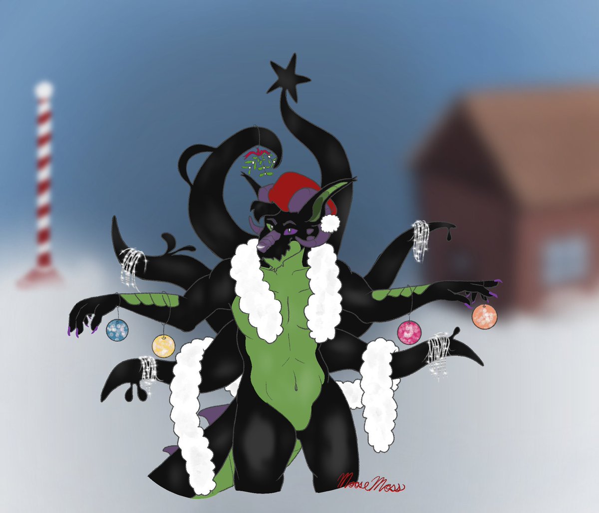 a secret santa i did in a discord server last year!!