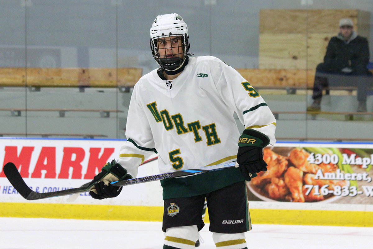 Caleb Okulewicz &amp; Sam Welgoss will represent North tomorrow in the Section VI Senior All-Star Game. Puck drop is 6:30 from Harborcenter. 

#GoNorth
