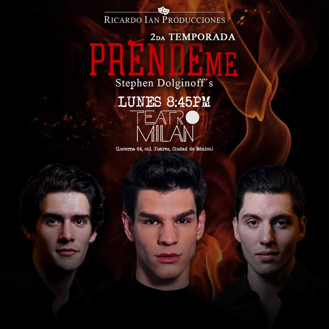 ¡Mañana es lunes de #PréndeMe el musical! Ven a ver esta intrigante historia llena de música y suspenso...

📅 Lunes 8:45 p.m.
🎭 Teatro Milán
🎟️ Taquilla y bit.ly/3EqybxB