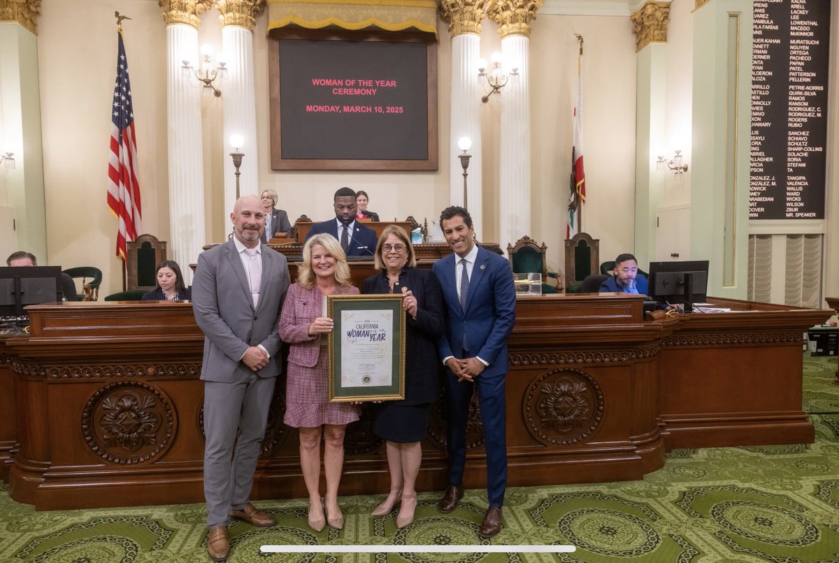 Susan is a wonderful person and we had a fun time at the Capitol today while recognizing her as our district’s 2025 honoree for Woman of the Year. Susan has lived and worked and served in the community for 27 years and is very deserving of this recognition! Her bio’s on my FB/IG!