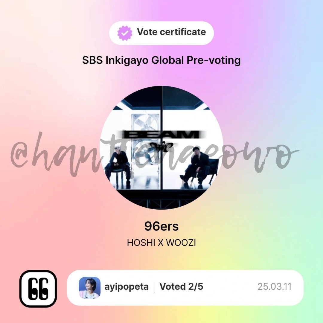 hantteugeowo's tweet photo. [if you see this, please help retweet]

we are now down to DAY 3 for inkigayo pre-voting! please use multiple accounts to vote for 3 nominees (96ers + CBZ + another song) per day. this will close on march 14 at 23:59 KST, so please vote now! 🖤🤍

🔗: https://t.co/P8ulON3XOA https://t.co/uesbkNEKGr