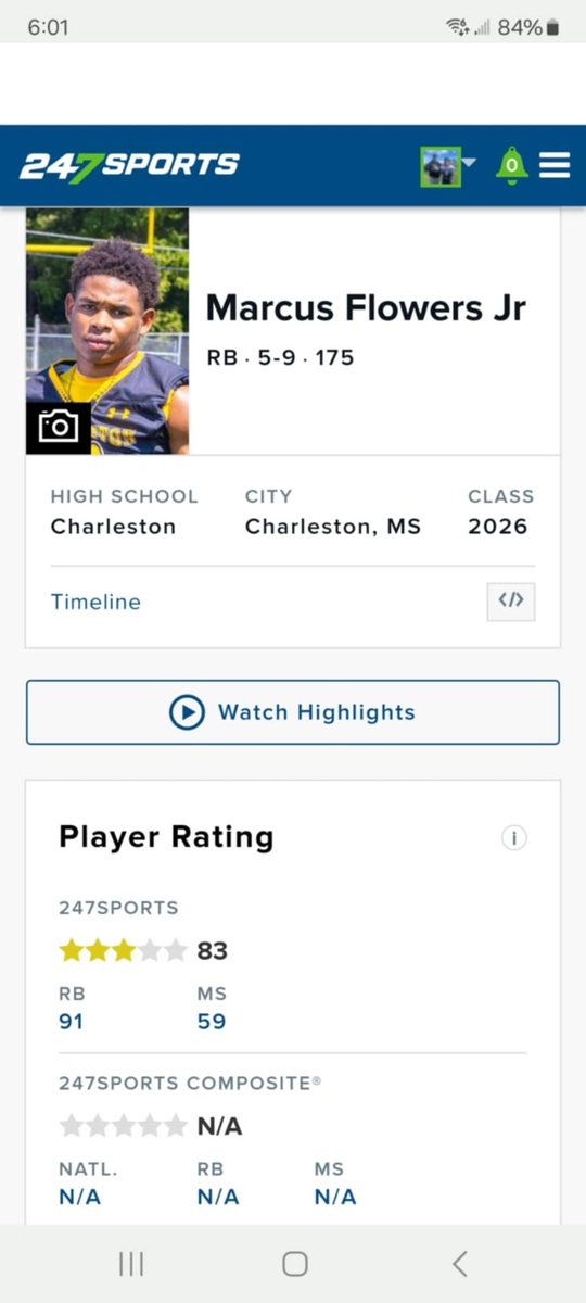 Marcus Flowers Jr/3โญ๏ธRB (@_deuceflowers) on Twitter photo Blessed to be ranked a 3โญ๏ธ on <a href="/247Sports/">247Sports</a> !!!
<a href="/Coach_Gales/">Jermaine Gales</a> <a href="/CoachThurm87/">Coach Jarae Thurmond</a>
<a href="/CoachHuff/">Charles C. Huff</a> <a href="/CoachPickOC/">Coach Ray Pickering</a>
<a href="/MacCorleone74/">Rion (Ree-un) Young</a> <a href="/CoachAlexBell/">Alex Bell</a> @Coach_JJackson <a href="/coach_HarrisT/">Tyler Harris</a> <a href="/KingWilk/">Cade Wilkerson</a> <a href="/KameronLive/">Kameron Myers</a>
<a href="/NWCC_Football/">Northwest Football</a> <a href="/RebelsFBRec/">Ole Miss Football Recruiting</a> <a href="/CharlestonFb/">Charleston Tigers FB</a> <a href="/CoachWindham/">Will Windham</a> <a href="/Fobulous34/">Broderick Fobbs</a> <a href="/coachbhays/">Coach Brock Hays</a> <a href="/Enrique__Davis/">Coach Enrique Davis</a> Blessed to be ranked a 3โญ๏ธ on <a href="/247Sports/">247Sports</a> !!!
<a href="/Coach_Gales/">Jermaine Gales</a> <a href="/CoachThurm87/">Coach Jarae Thurmond</a>
<a href="/CoachHuff/">Charles C. Huff</a> <a href="/CoachPickOC/">Coach Ray Pickering</a>
<a href="/MacCorleone74/">Rion (Ree-un) Young</a> <a href="/CoachAlexBell/">Alex Bell</a> @Coach_JJackson <a href="/coach_HarrisT/">Tyler Harris</a> <a href="/KingWilk/">Cade Wilkerson</a> <a href="/KameronLive/">Kameron Myers</a>
<a href="/NWCC_Football/">Northwest Football</a> <a href="/RebelsFBRec/">Ole Miss Football Recruiting</a> <a href="/CharlestonFb/">Charleston Tigers FB</a> <a href="/CoachWindham/">Will Windham</a> <a href="/Fobulous34/">Broderick Fobbs</a> <a href="/coachbhays/">Coach Brock Hays</a> <a href="/Enrique__Davis/">Coach Enrique Davis</a>