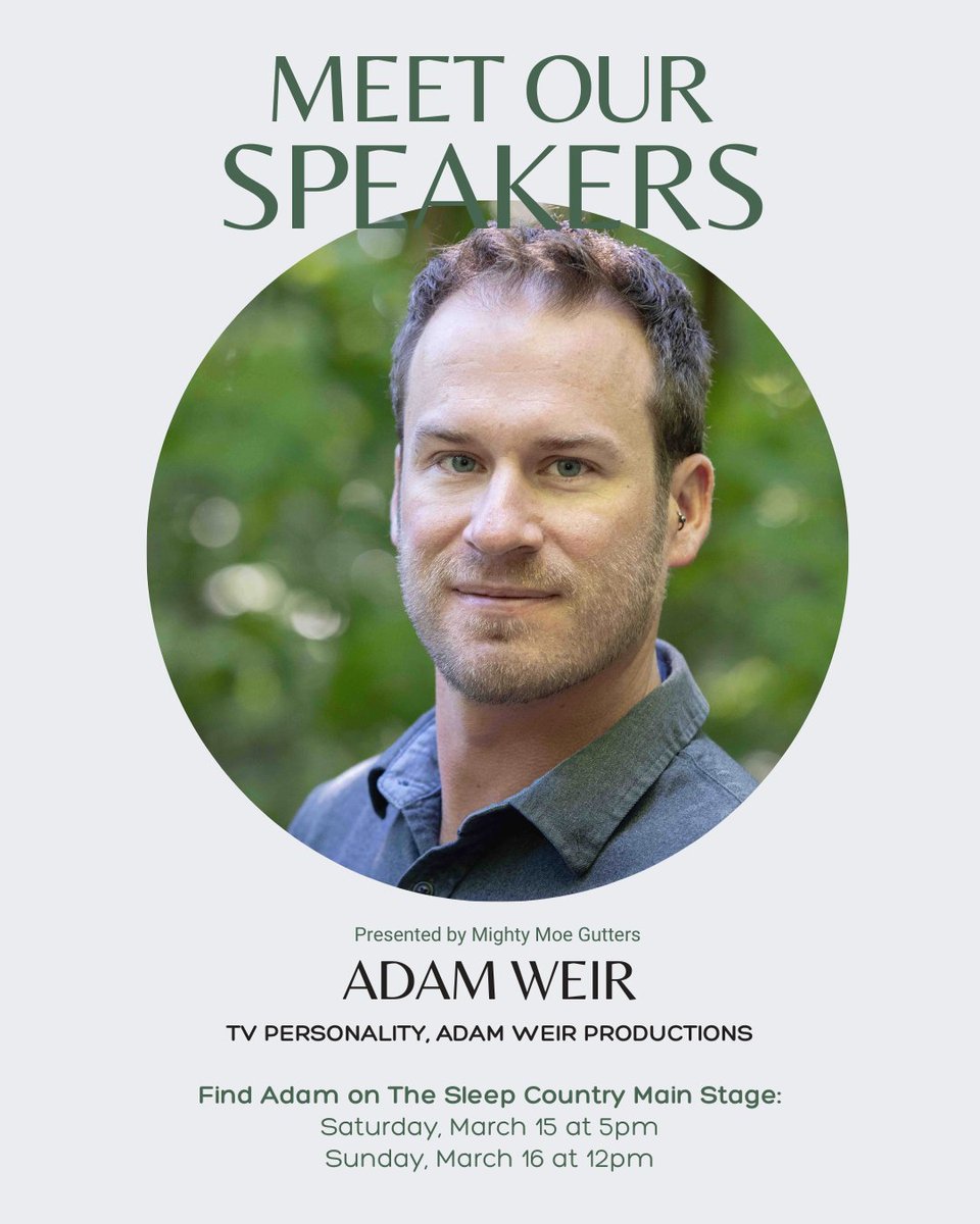Catch our experts on The <a href="/SleepCountryCA/">Sleep Country Canada</a> Main Stage Stage, presented by <a href="/homenetworkca/">Home Network</a> and the <a href="/VancouverSun/">The Vancouver Sun</a>. Furniture provided by Q Living.

- <a href="/SarahR_Design/">sarah richardson</a>, Designer and TV Host, presented by <a href="/MyHouseDB/">MyHouse Design/Build/Team</a> 
- Adam Weir, presented by Mighty Moe Gutters

#VANHomeShow