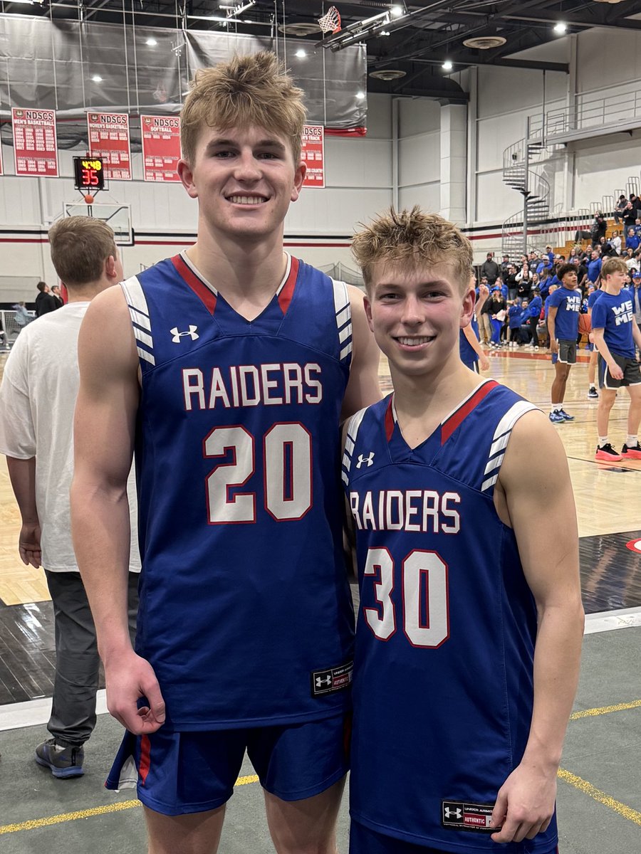Thank you SENIORS!

CARTER &amp; TEE

2 yr Captains &amp; leaders on and off the court. 

Raider Nation will miss you. 
Best of Luck in all you do, we know it will be great things.