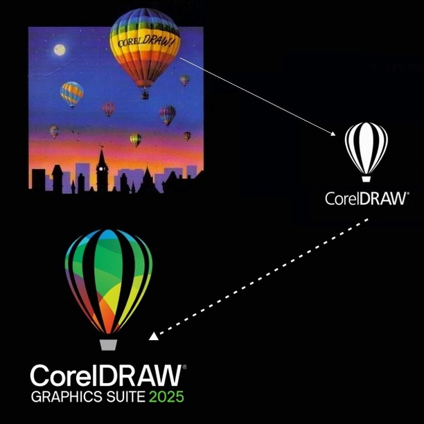 corelclub's tweet image. Con la nueva versión de #coreldraw2025 ya son 26 las versiones de la suite CorelDRAW hasta la fecha. Actualizamos el post con la laaaarga historia del mítico software para profesionales del diseño y el dibujo vectorial &amp;gt; corelclub.org/la-historia-de… #diseñografico #software #coreldraw