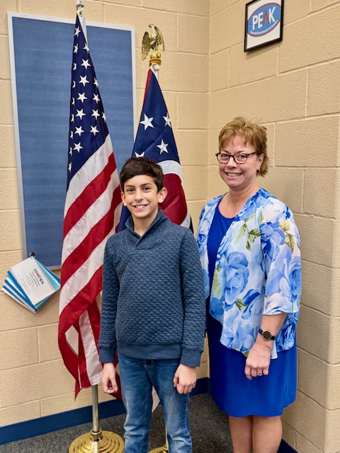 KenstonBOE's tweet photo. Thank you to @KenstonTES third-grade student Xavier Mekhael for opening the February Board meeting with the Pledge of Allegiance. 
#KenstonSchools #KenstonPositivelyInspiring https://t.co/Viq2TtMTCM