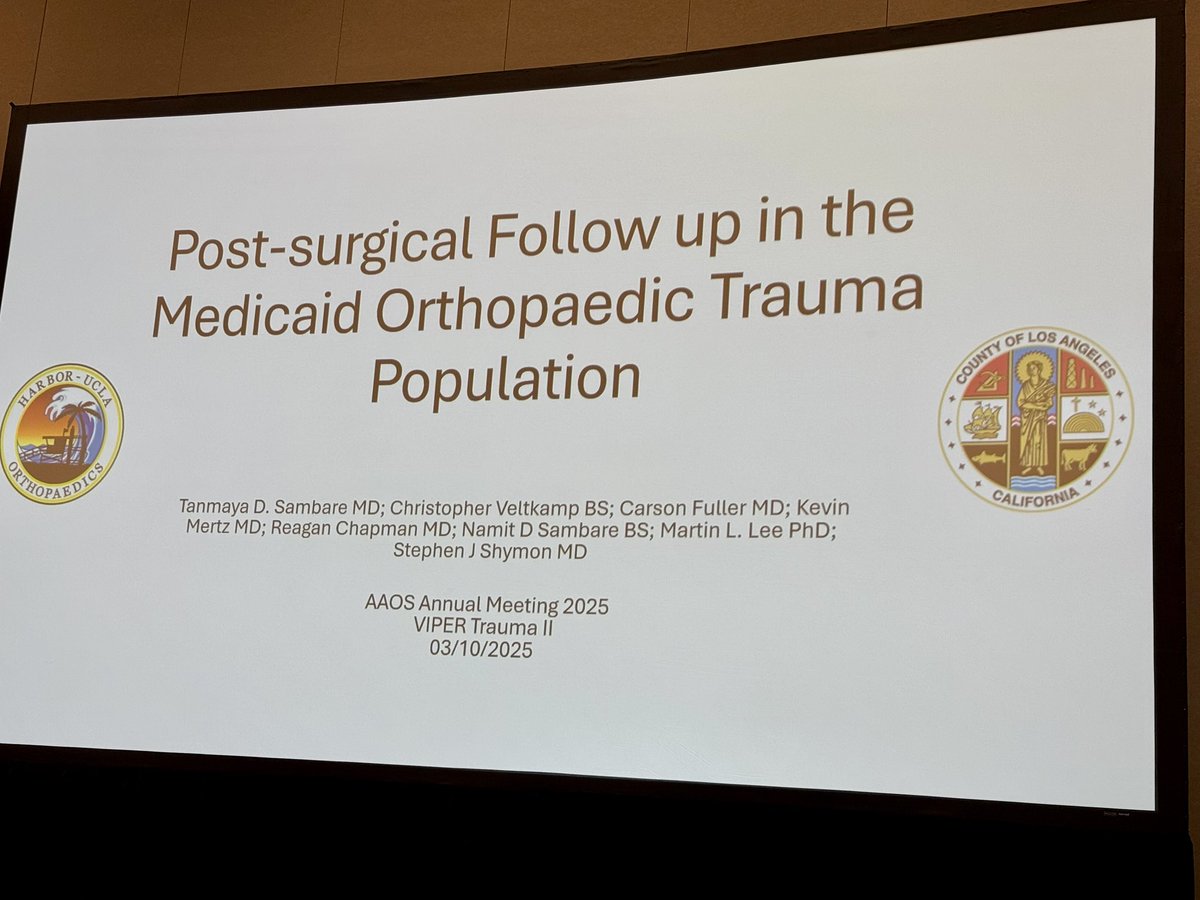 Harbor-UCLA Orthopaedic Surgery Residency tweet media